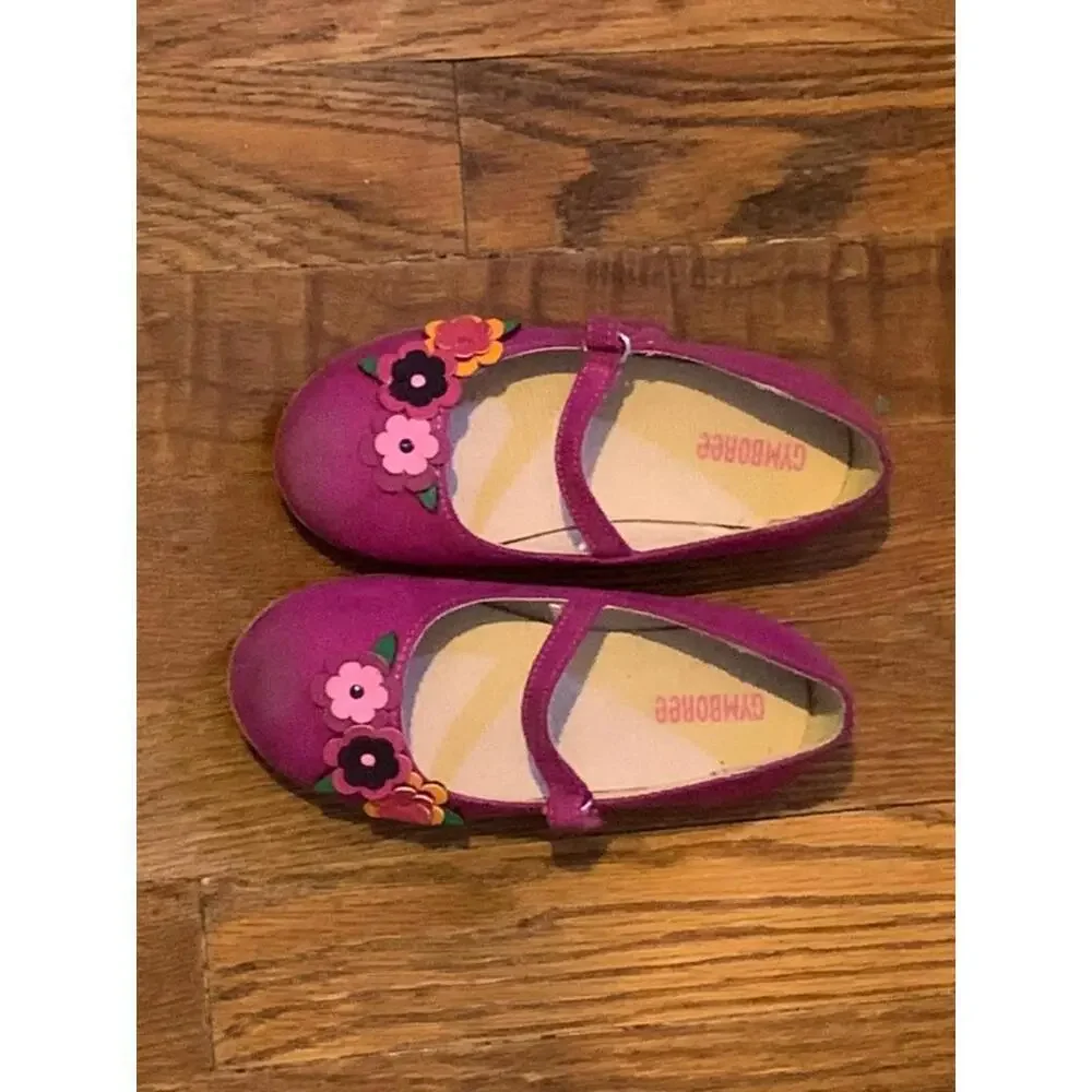 Gymboree Magenta Multicolor Floral Shoes​​